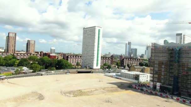 Fotografia Aérea Local Construção Incrível — Vídeo de Stock