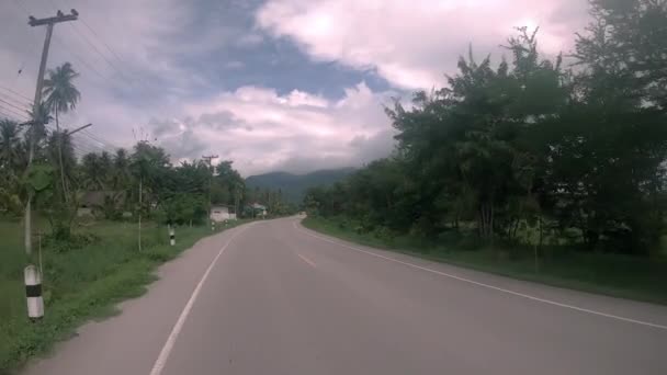 Riding Looking Thailand Slow Motion Angle 009 — Stock video