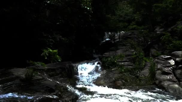 Looking Waterfall Thailand Slow Motion Angle 003 — Video Stock