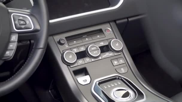 High End Cars Interior Controls — Vídeo de stock