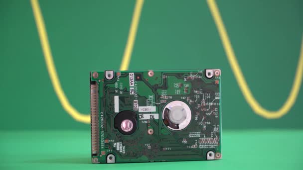Computer Circuit Board Servicing Repair Sine Wave — Stockvideo