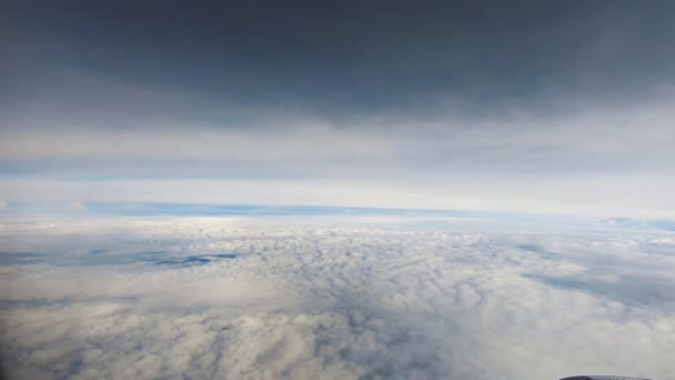 Looking Clouds Nang City Airplane Asia — Vídeo de Stock