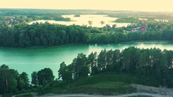 Scenic View Masurian Countryside — Wideo stockowe