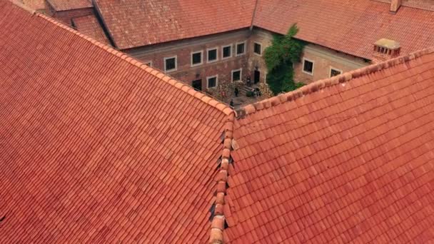 Medieval Castle Reszel Poland — Vídeo de stock