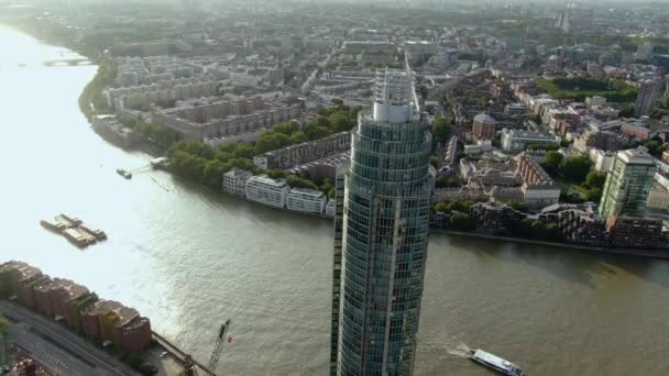 Bela Vista Superior Edifícios Londres — Vídeo de Stock