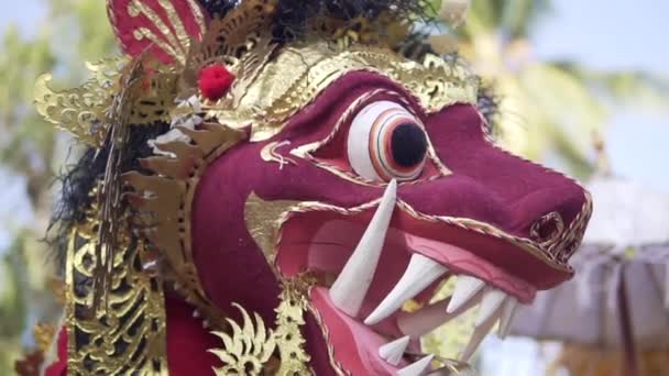 Pelebón Ceremonia Cremación Ritual Funerario Hindú Bali Dios Animal Bali — Vídeo de stock