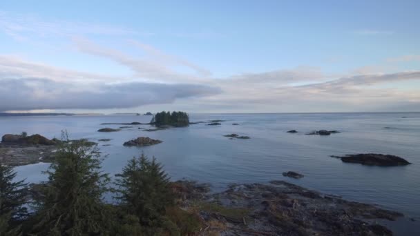 Aerial View Small Islands Coast — Stock Video