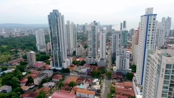 Imagens Aéreas Drones Área Residencial Cidade Panamá — Vídeo de Stock