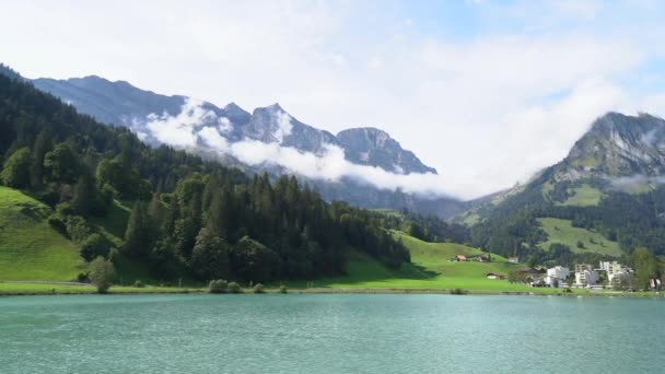Beautiful Mountain Landscape Swiss Alps — Stock Video