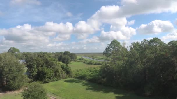 Vista Aérea Lago Apopka Área Restauração Central Florida Eua — Vídeo de Stock