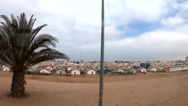 Bewegende Opname Van Een Gemeente Namibië — Stockvideo