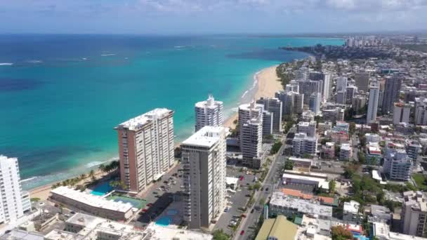 San Juan Puerto Rico Condado Parroquia Stella Maris Katholische Kirche — Stockvideo