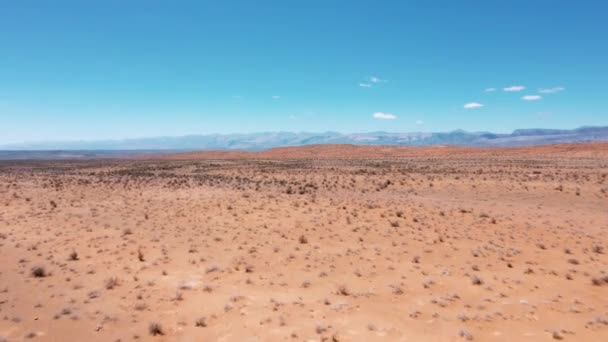 Karoo Semi Woestijn Zuid Afrika Continue Drone Vliegen — Stockvideo