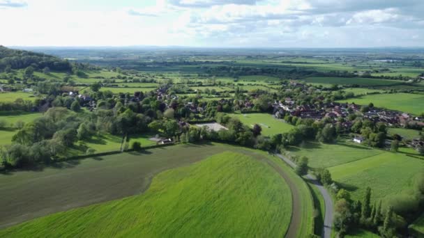 Elmley Castle Village North Cotswolds Royaume Uni Paysage Saison Worcestershire — Video