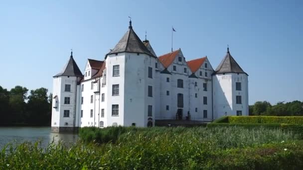 Disparo Schloss Glcksburg Norte Alemania — Vídeo de stock