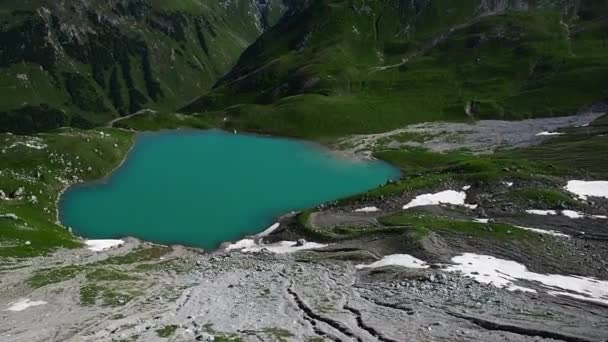 Hintersee Lechtaler Alps Tirol Austria — Stock Video