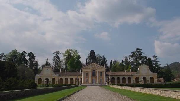 Villa Barbaro Maser Veneto Italien — Stockvideo