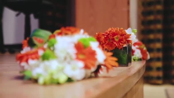 Flowers Bokeh Collection Flowers Creative Arrangement — Wideo stockowe