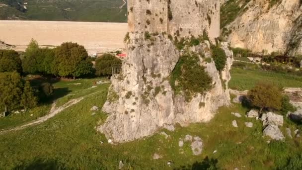 Přichází Záběr High Mselha Romanian Strong Fort Batroun Libanon Blízký — Stock video