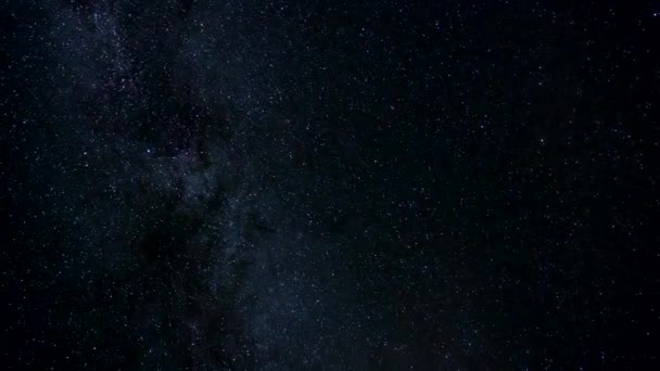 Dağlarda Güzel Bir Gece Astro Zaman Kavramı — Stok video