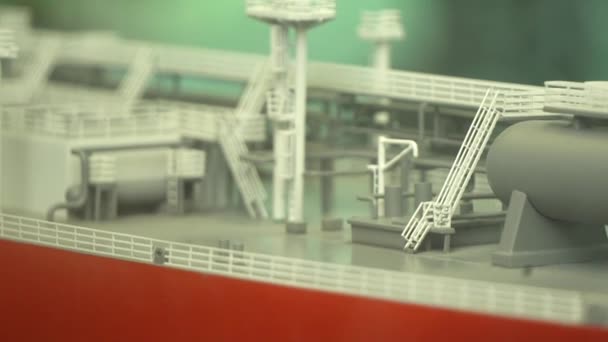 Μοντέλο Φορτηγού Πλοίου Αερίου — Αρχείο Βίντεο