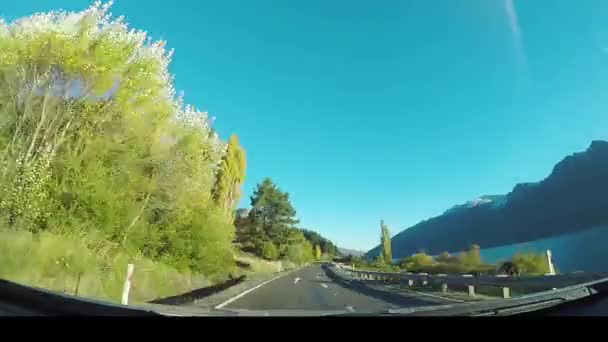 ニュージーランド南島のロードトリップで — ストック動画