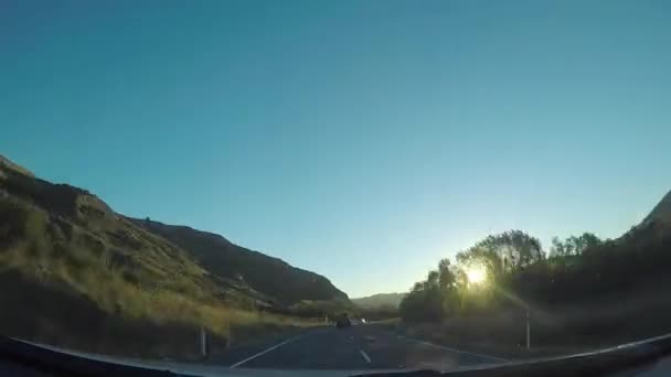 Viagem Rodoviária Nova Zelândia Ilha Sul — Vídeo de Stock