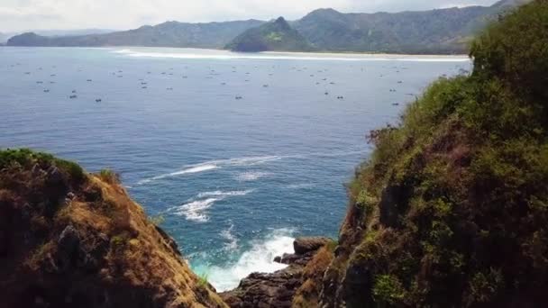 Indonesia Lombok Vola Sull Isola — Video Stock