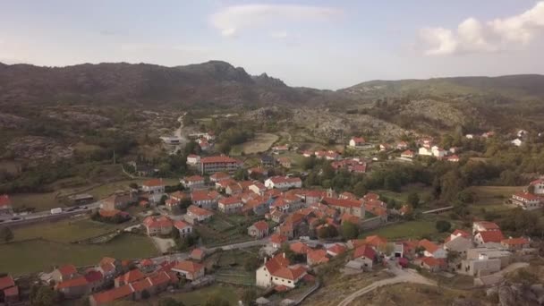 Village Castro Laboreiro Portugal Elderly Castle Ruins Medieval Age River — Vídeos de Stock