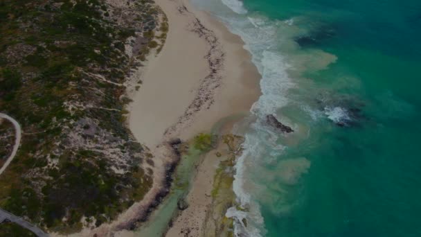 Aerial Pohled Ptačí Perspektivy Yanchep Lagoon Perthu Západní Austrálie — Stock video