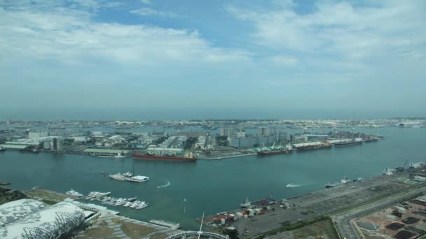 Daytime Timelapse Harbour Taiwan — Stockvideo