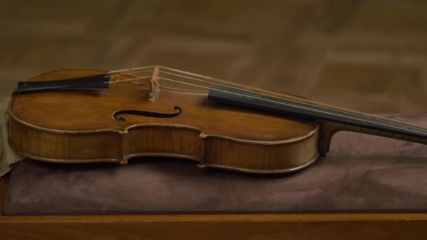 Violín Clásico Imágenes — Vídeo de stock