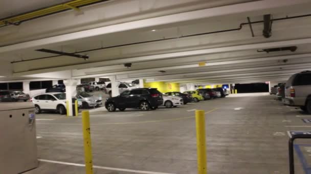 Active Public Parking Garage — Stockvideo