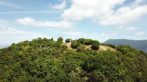 Drone View Queen Charlottes Sound New Zealand — Vídeo de stock