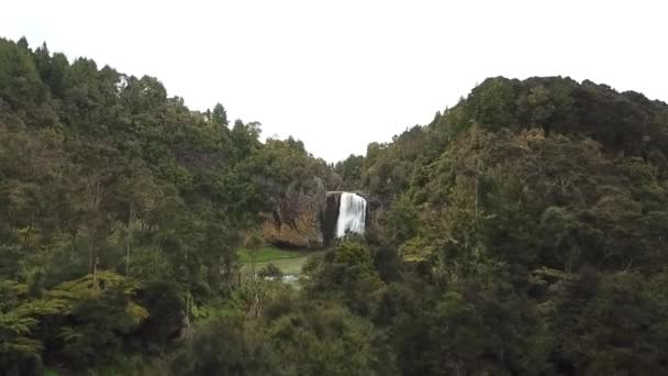 Shooting Hunua Falls Auckland New Zealand Using Dji Mavic Pro — Vídeo de Stock