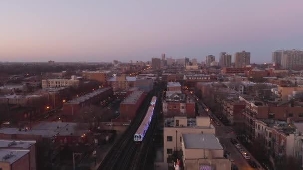 Cinematic Aerial Footage Chicago Illinois Usa — Video