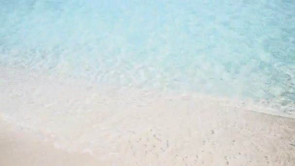 Beautiful Panorama Caribbean Sea Video Shot Sea Sunny Day — Stockvideo