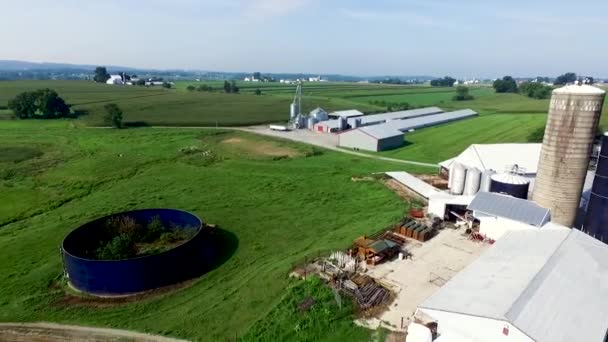 Wycofać Się Ujawnić Przestrzeń Labirynt Kukurydzy Ronks Lancaster County Pensylwania — Wideo stockowe