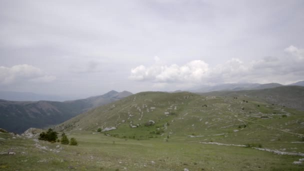 Panorama Över Appennini Mest Fantastiska Bergen Italien — Stockvideo