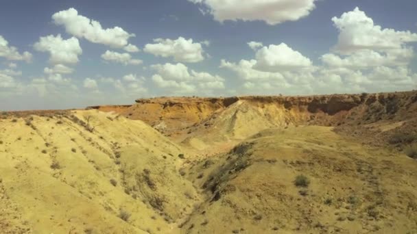 Ockergruben Zentralaustralien Drohnenaufnahmen — Stockvideo