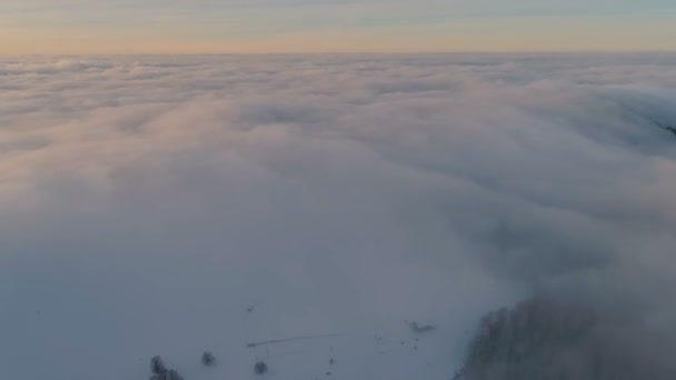 Mountains Sunny Winter Dawn Central Balkan National Park Bulgaria — Stok Video
