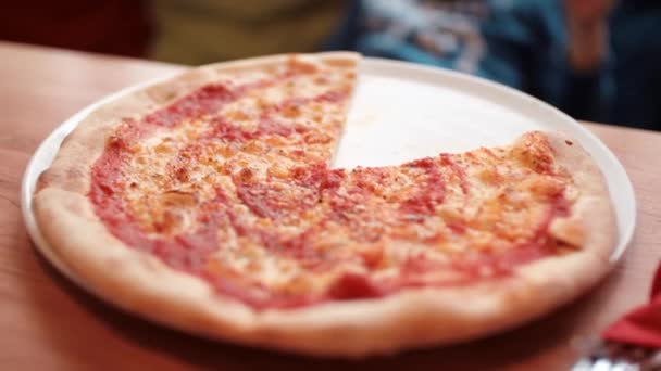 Pizza Cibo Vegetariano Video — Video Stock