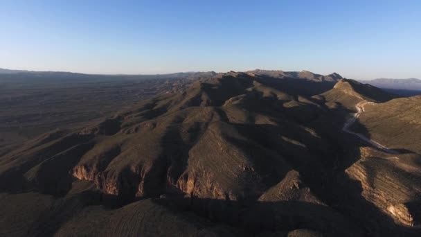 Luchtfoto Van Bergen Van Het Nationaal Park Van Peguin Chihuahua — Stockvideo