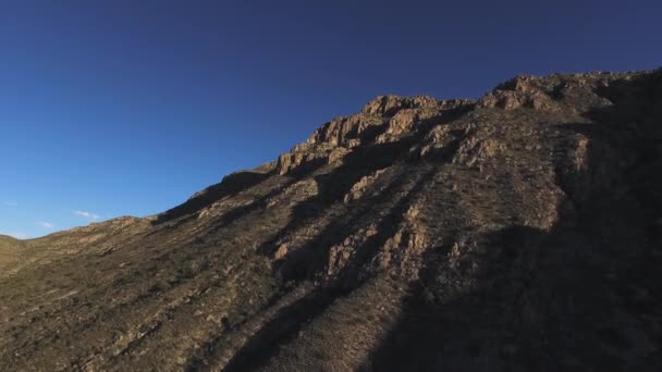 Drone Aéreo Tiro Das Montanhas Parque Nacional Peguin Chihuahua Pôr — Vídeo de Stock
