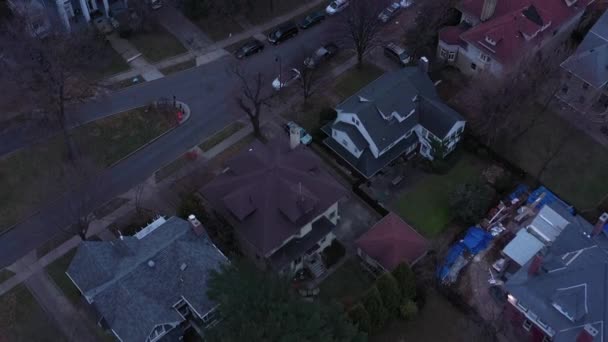 Dron Létá Nad Brooklyn New York City Jedné Čtvrti Oddělených — Stock video