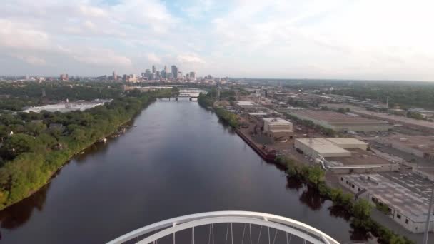 Lowry Avenue Bridge Mississippi River — 비디오