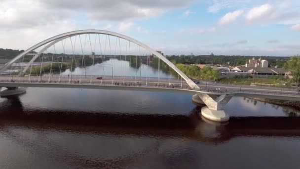 Lowry Avenue Bridge Mississippi River — Wideo stockowe