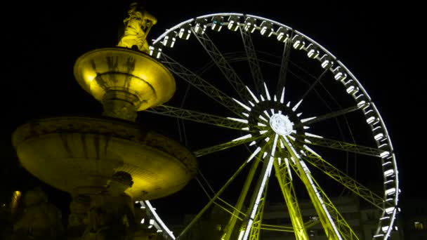 Budapest Eye Ferris Wheel — Stock Video