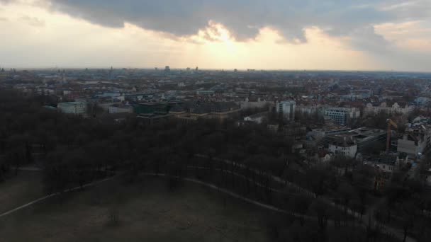 Munich Kleinhesseloher Lake Fotage Munich Kleinhesseloher Lake Fotage — Vídeo de stock