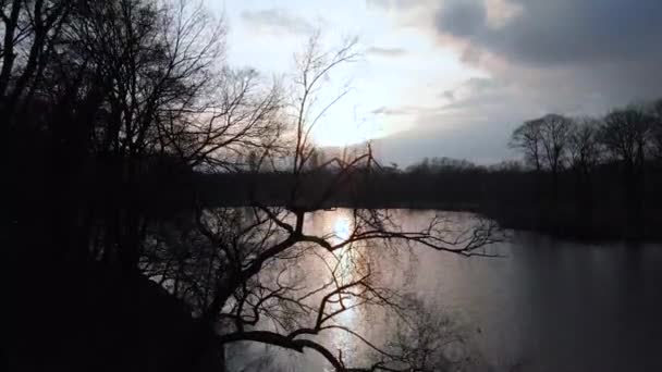 Munich Kleinhesseloher Lake Fotage — Stok Video